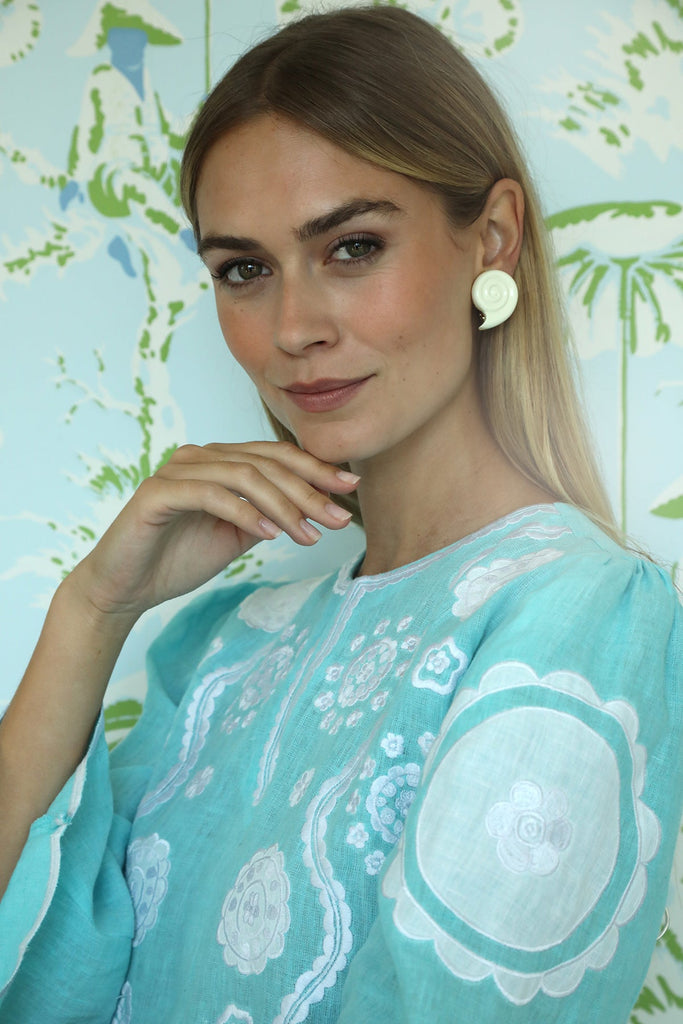 Turquoise Alice Mini Dress