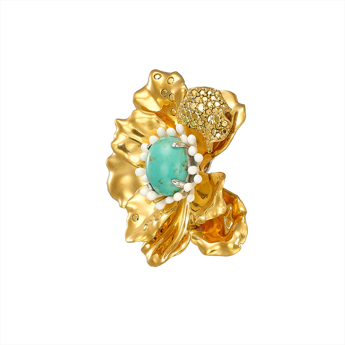 Turquoise Roi De Soleil Earrings