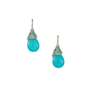 Turquoise Droplet Earrings