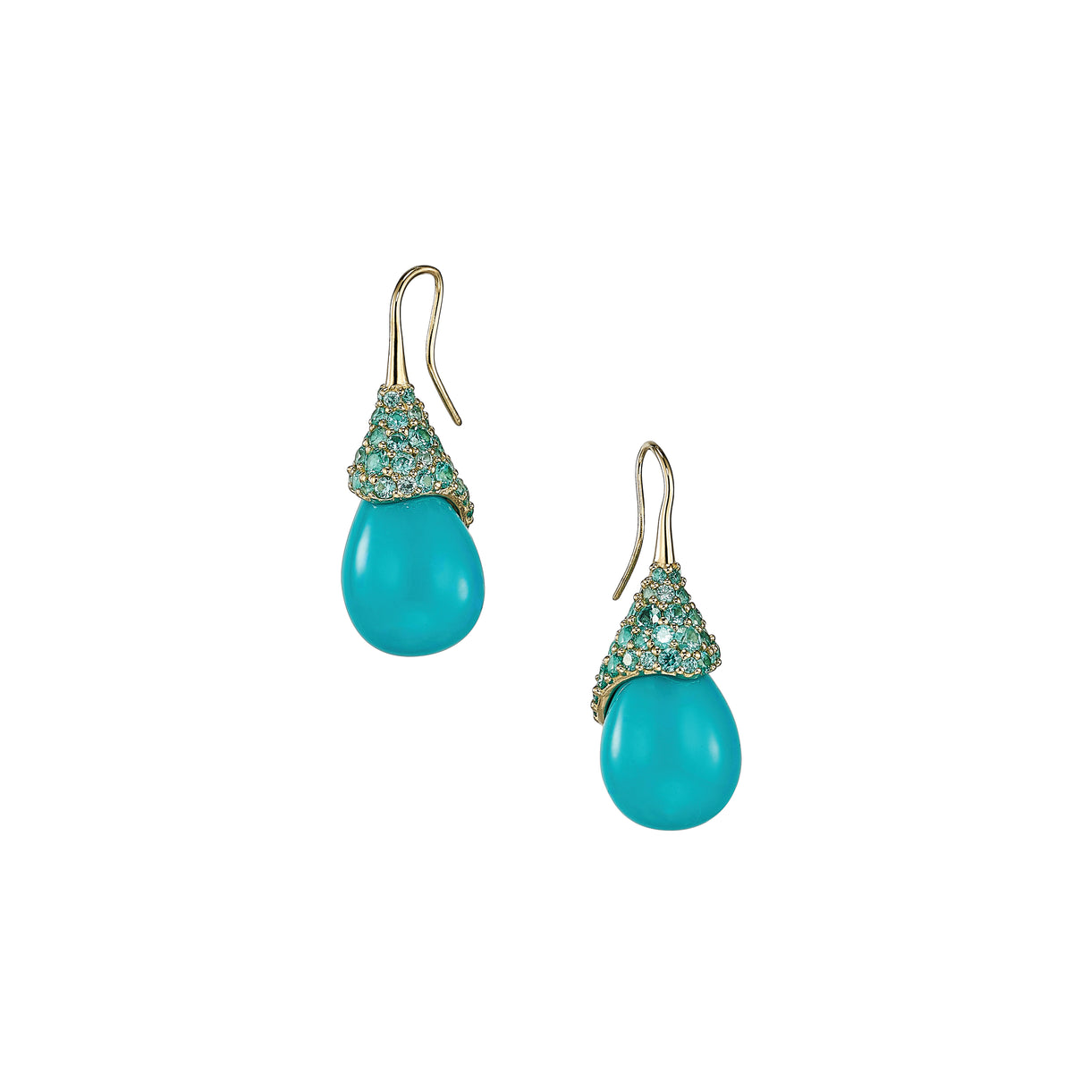 Turquoise Droplet Earrings
