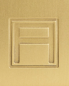 Twist Bookend in Brass