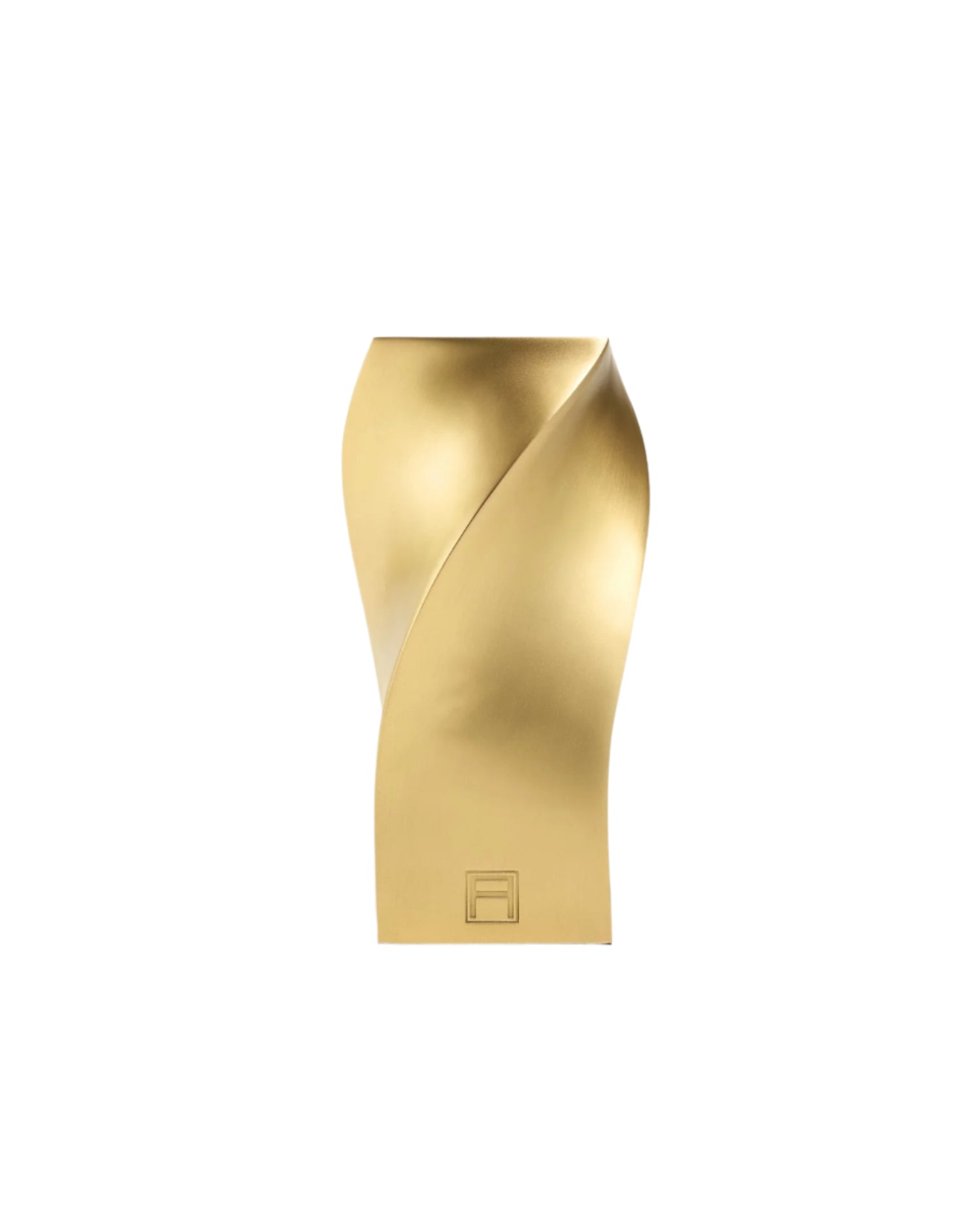 Twist Bookend in Brass