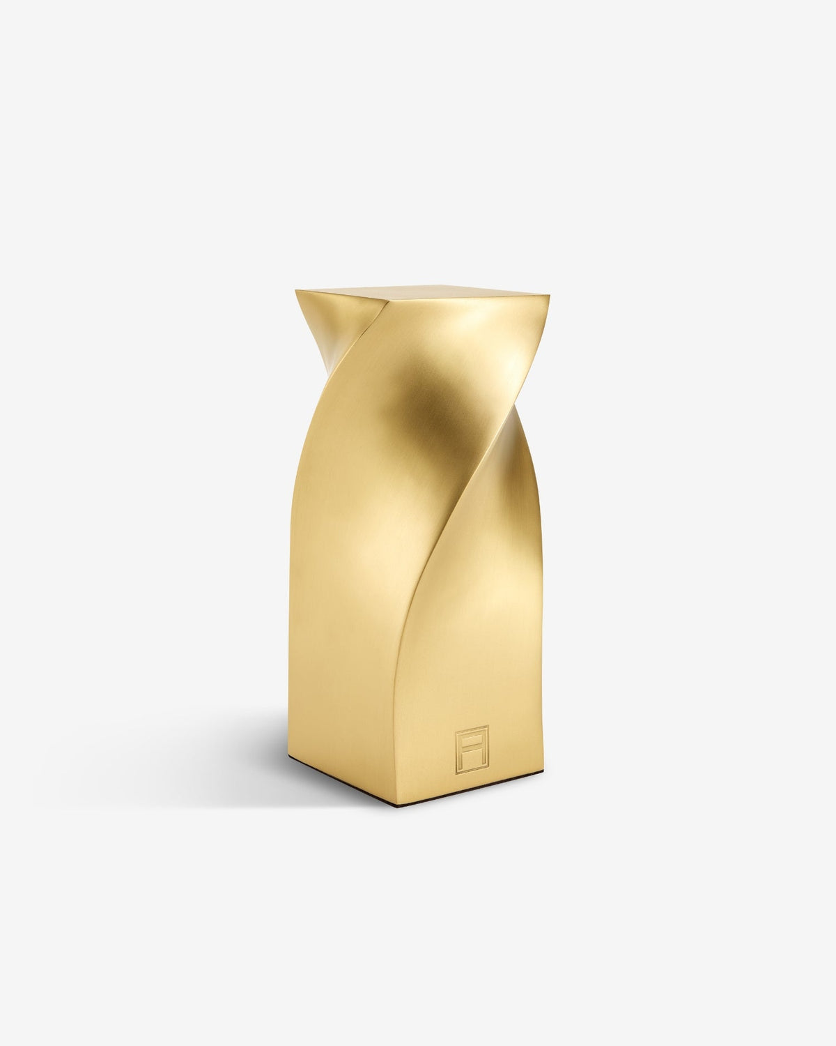 Twist Bookend in Brass