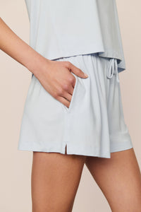 Gisele Separates Short in Ice Blue
