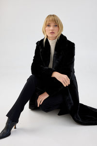 Black Bird Coat in Black