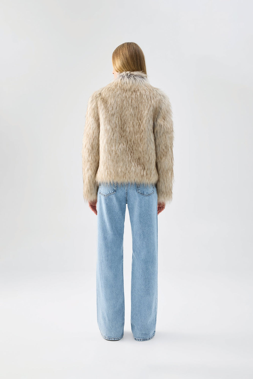 Fur Delish Jacket in Natural