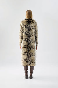 Madam Grace Coat in Natural Serpent