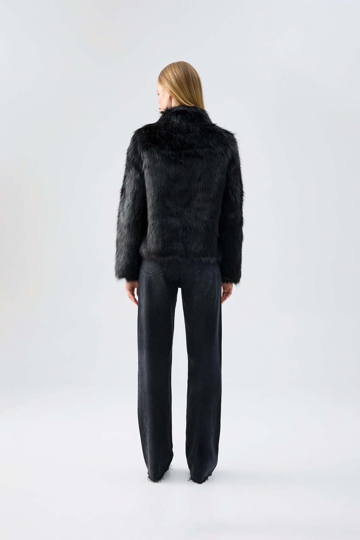 Fur Delish Jacket in Black