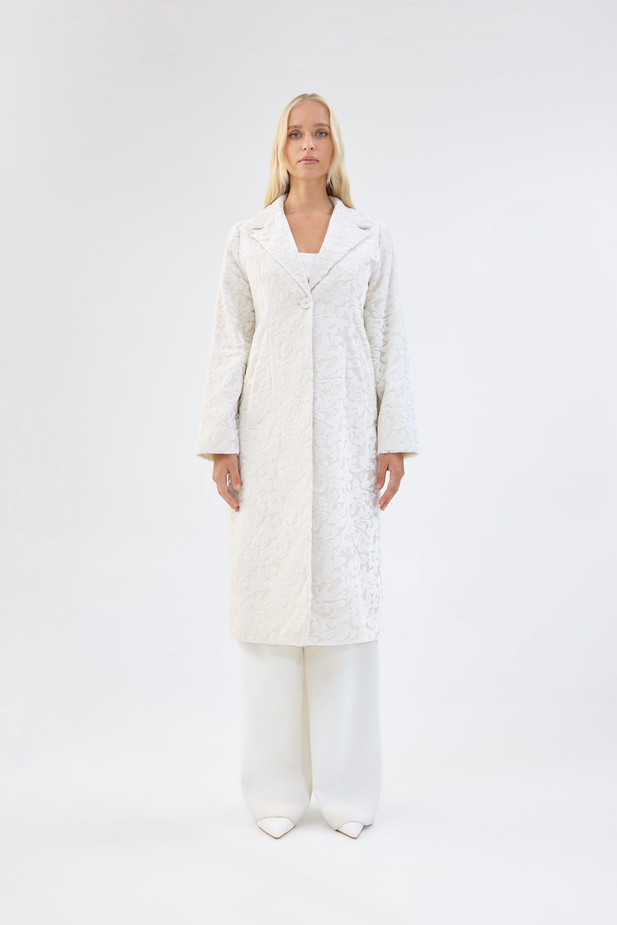 Romantique Coat in Ivory