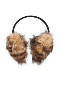 All Ears Earmuffs in Leopardess flat front