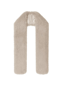 West End Scarf in Almond flat front