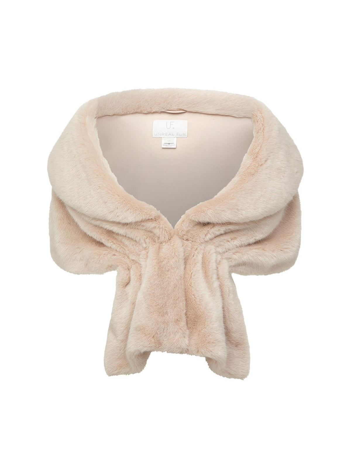 Champagne Wrap in Nude flat front