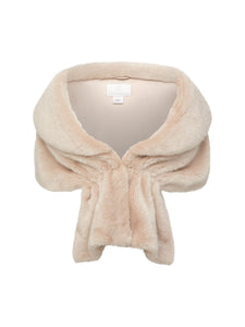Champagne Wrap in Nude flat front