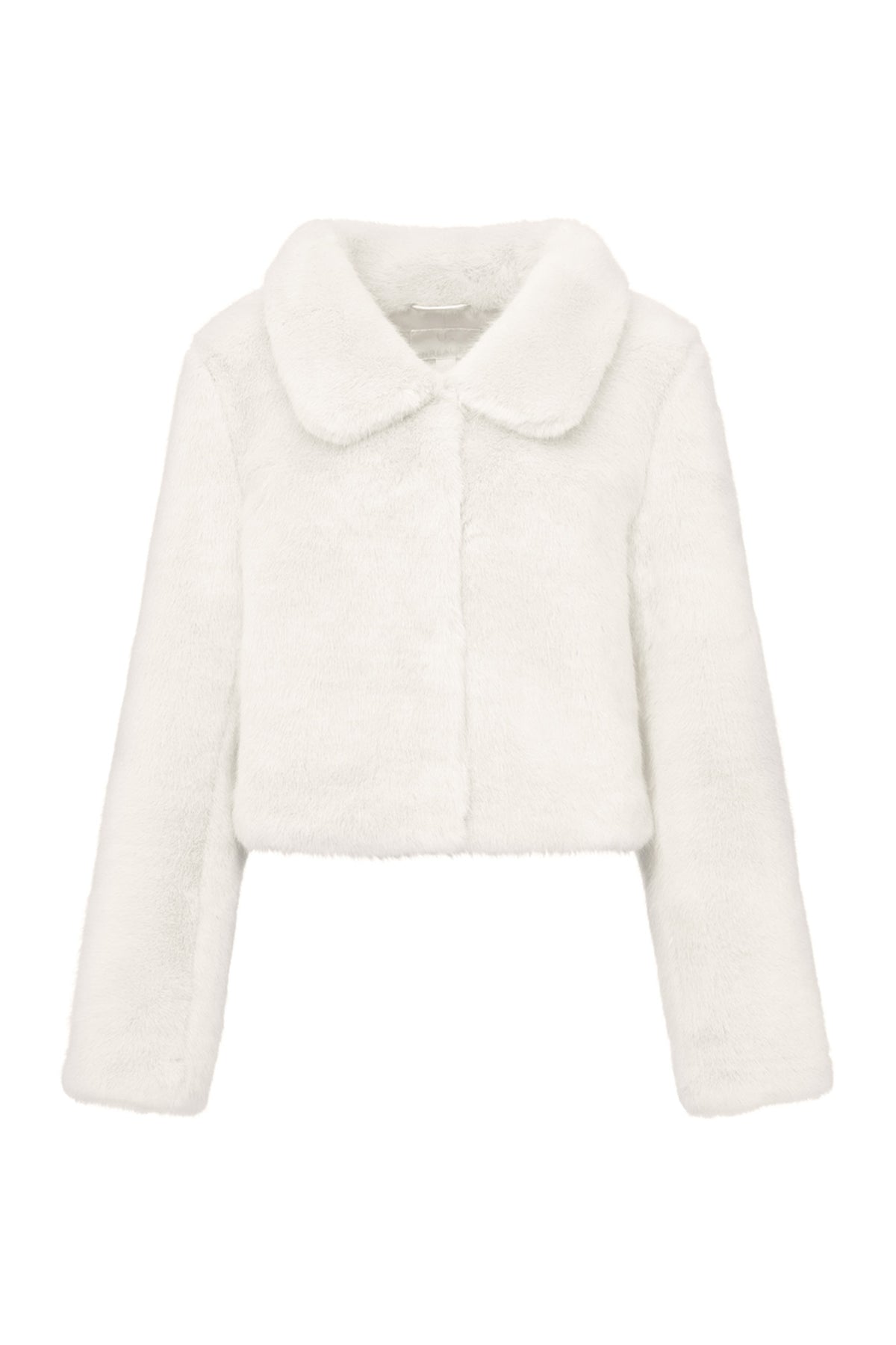 Tirage Cropped Jacket in Blanc flat front