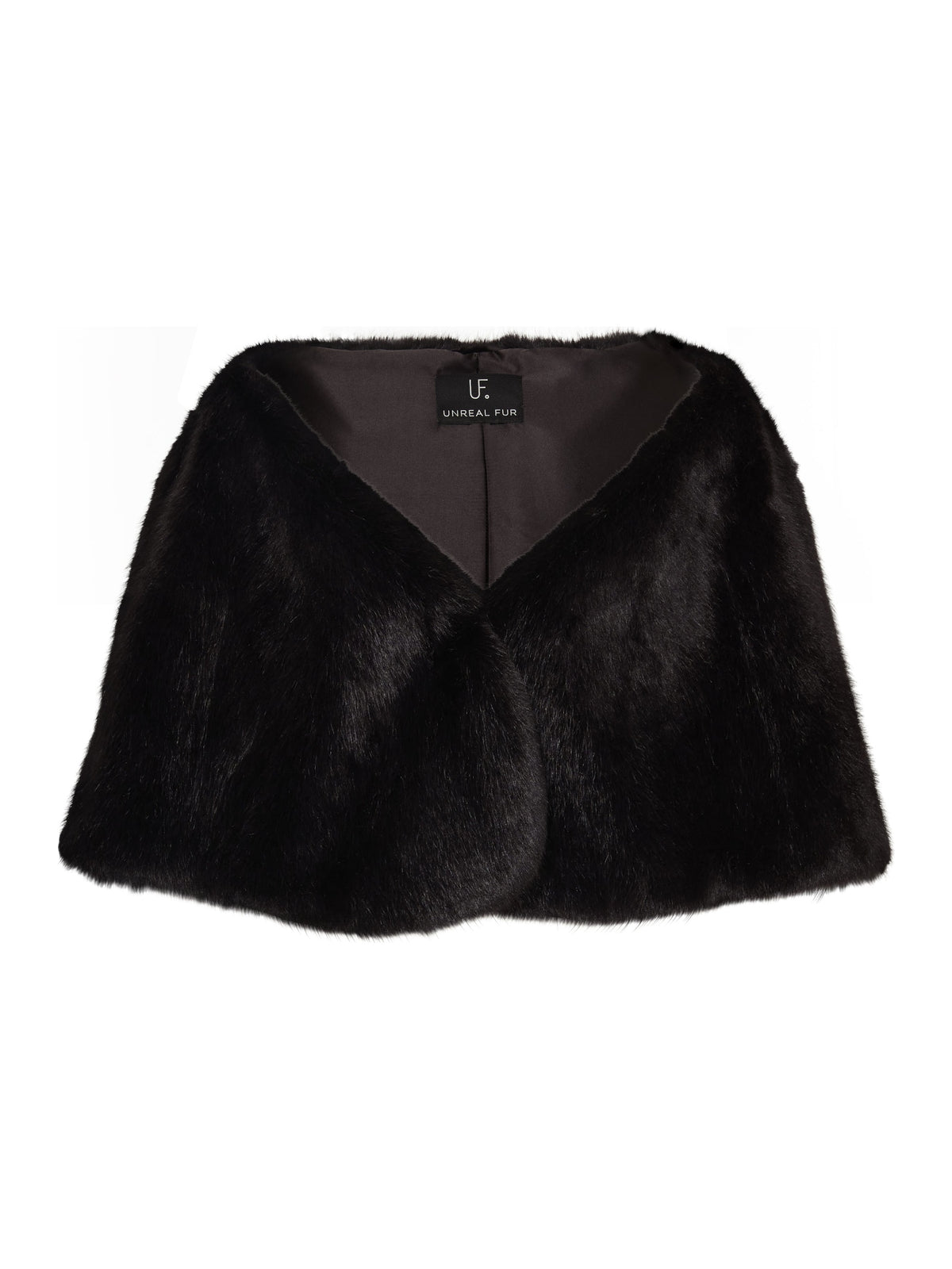 Yasmine Wrap in Black flat front