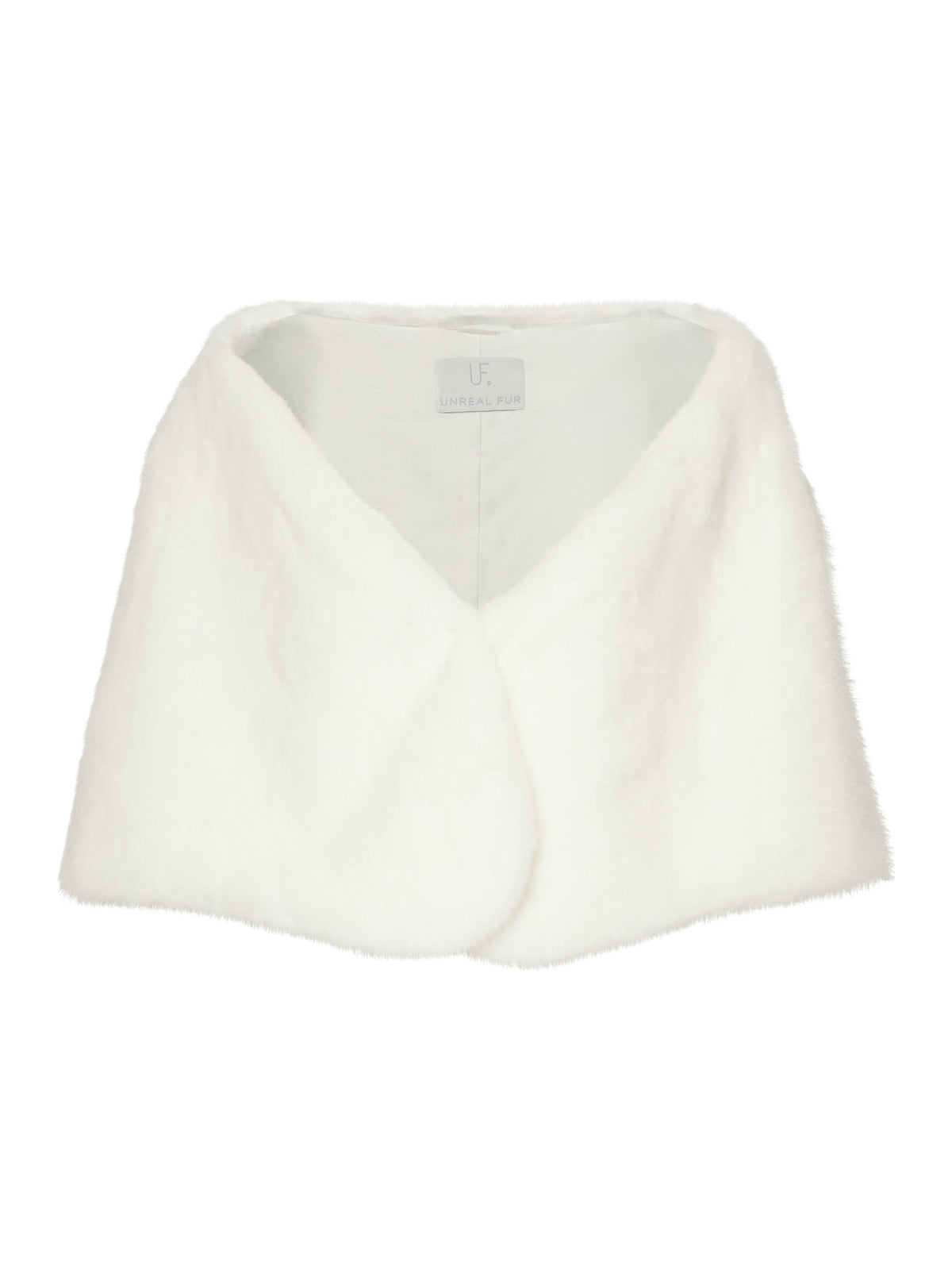 Yasmine Wrap in Blanc flat front