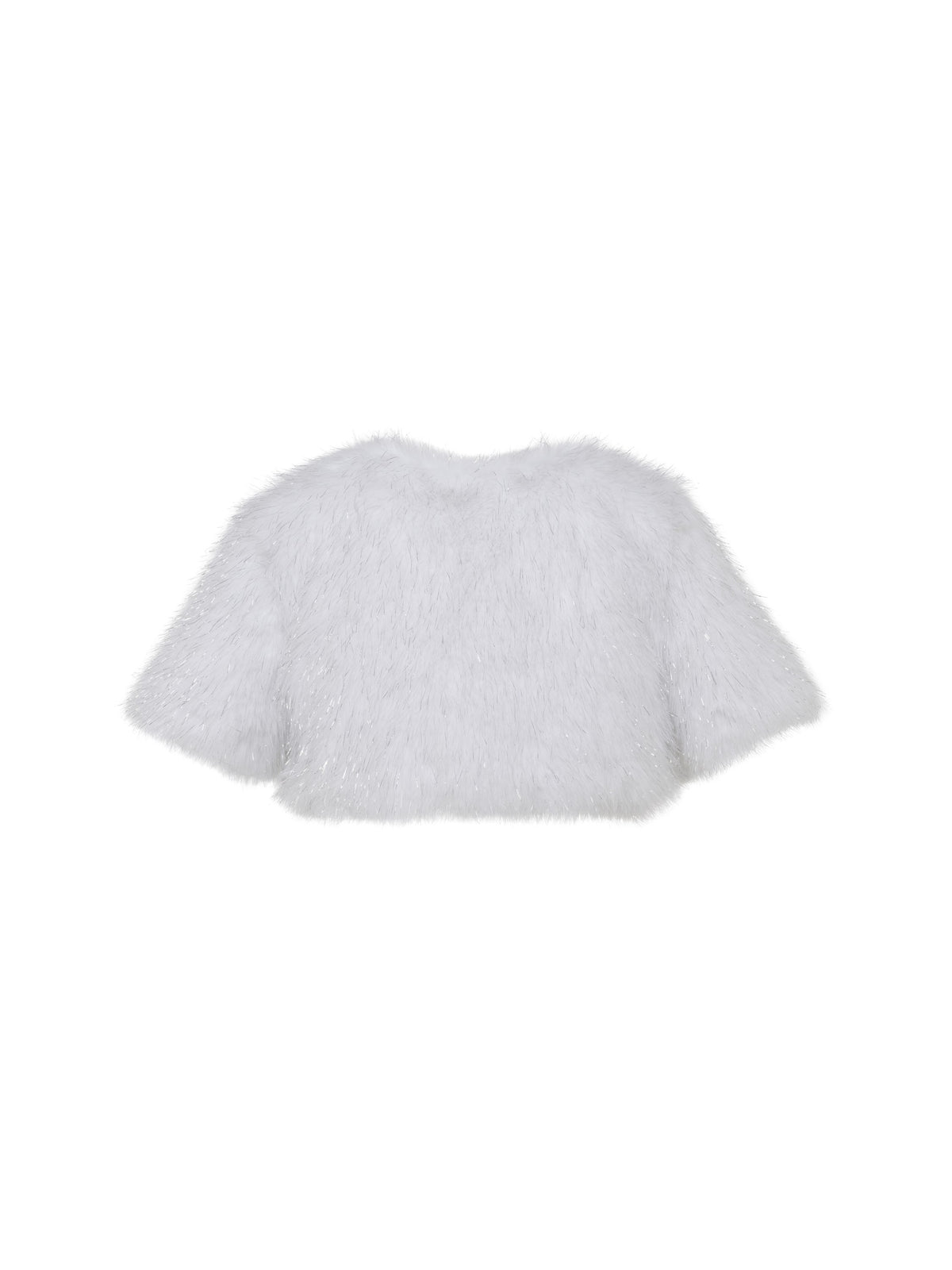 Wings Bolero in Striking White flat back
