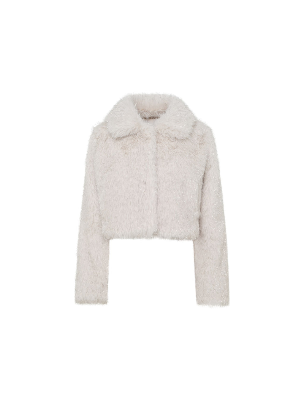 Milky Way Jacket in Striking White flat front