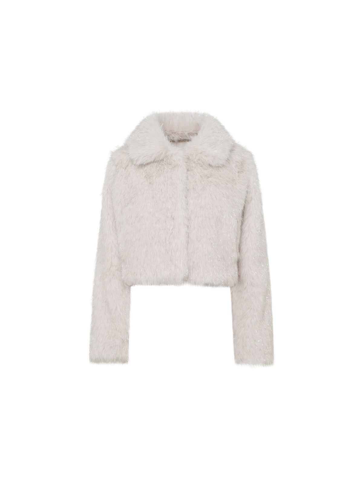 Milky Way Jacket in Striking White flat front