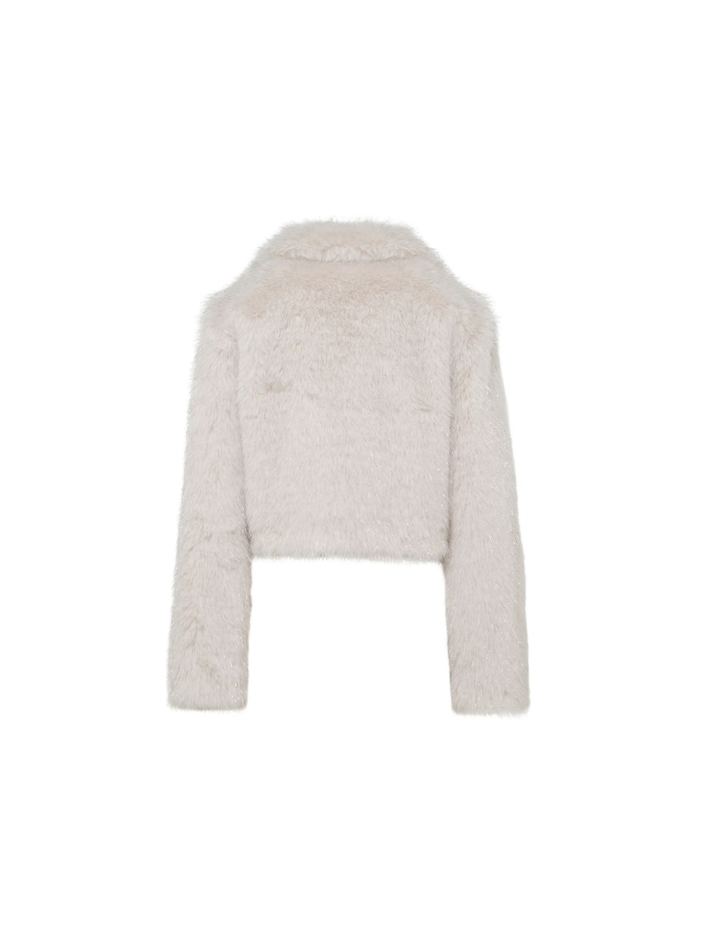 Milky Way Jacket in Striking White flat back