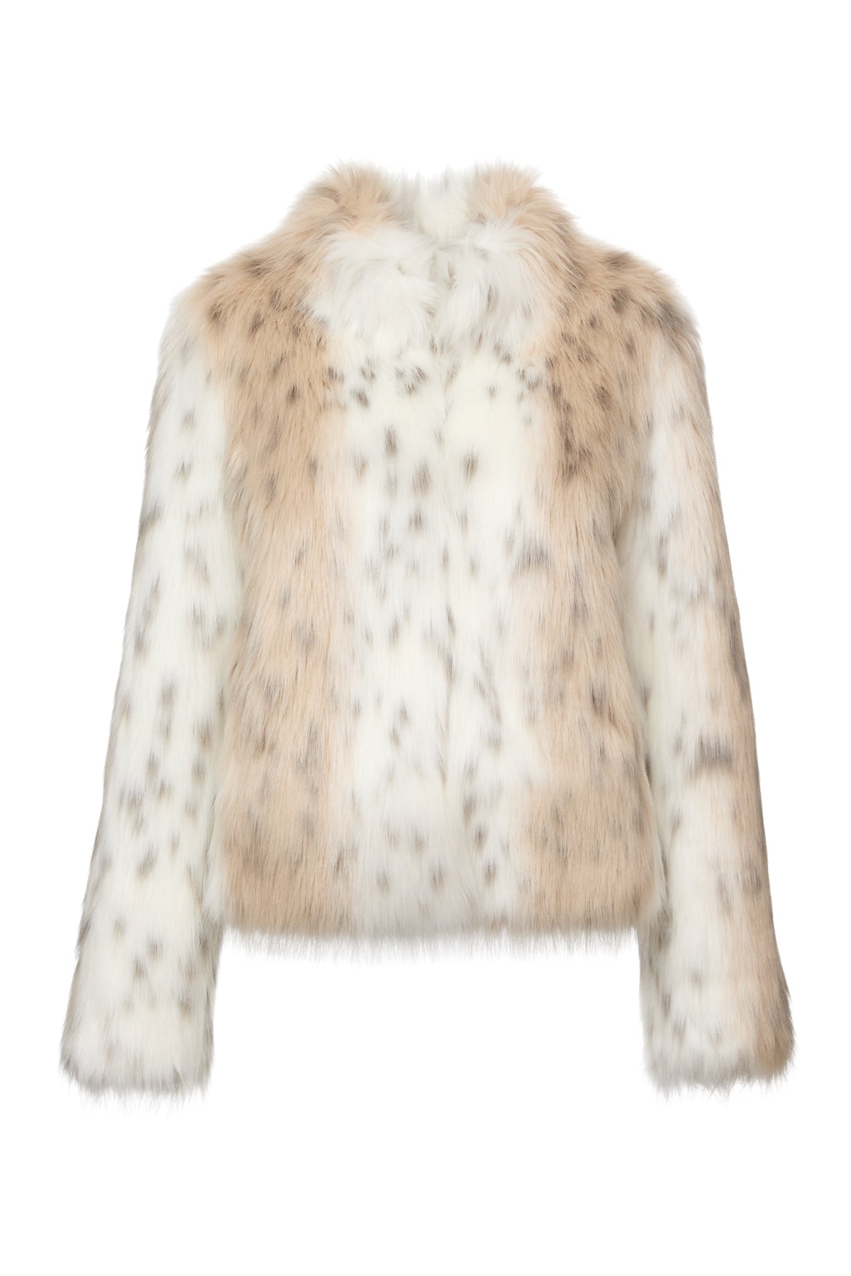 Wild Dream Jacket in Snow Leopard flat front