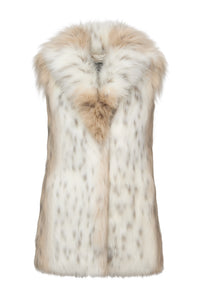 Rubicon Vest in Snow Leopard flat front