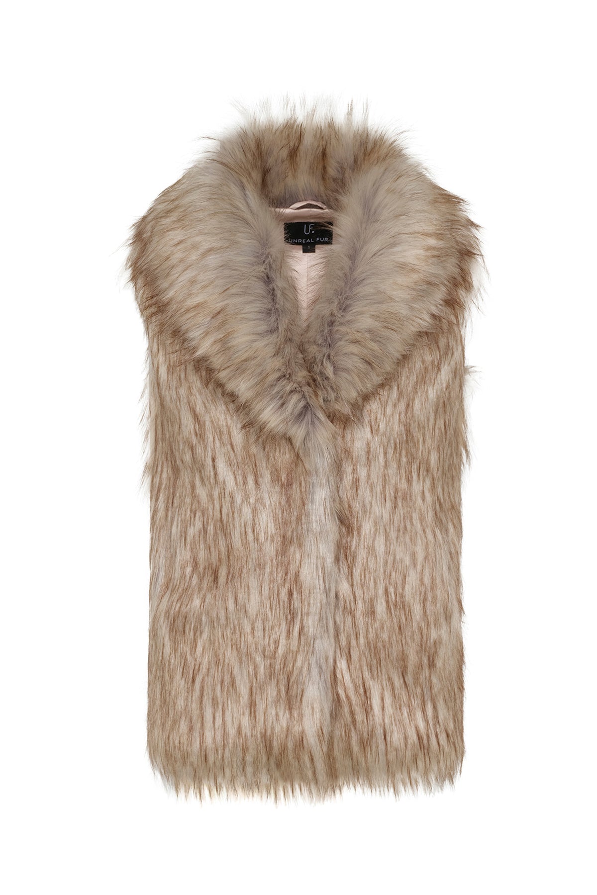 Rubicon Vest in Natural flat front