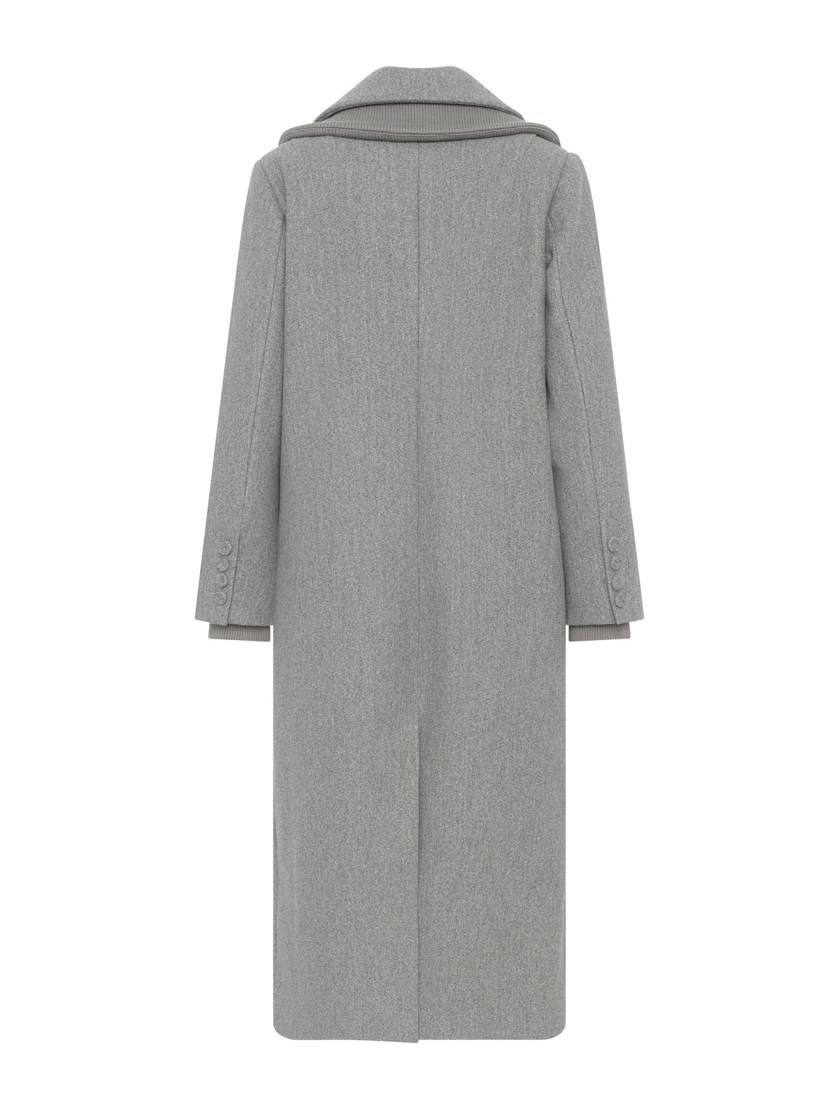 Lappi Coat in Charcoal flat back
