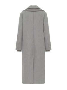Lappi Coat in Charcoal flat back