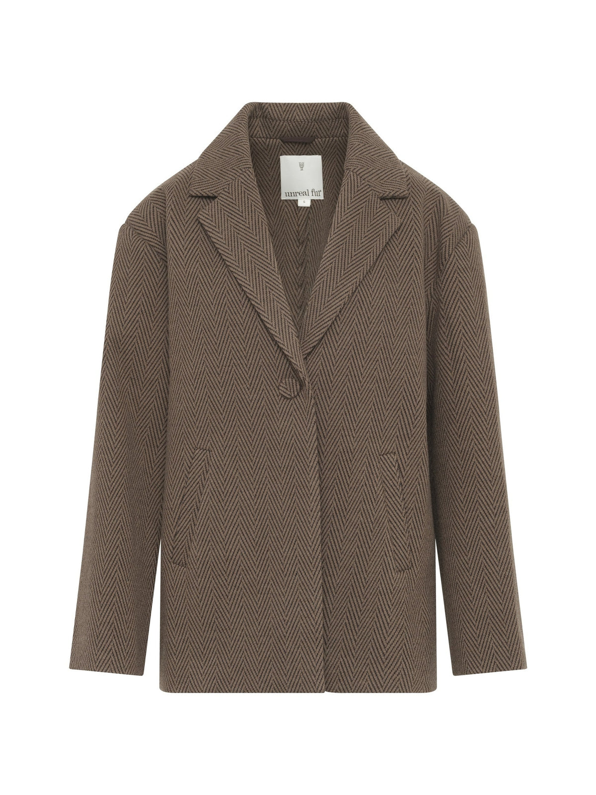 Meridian Blazer in Graphit flat front