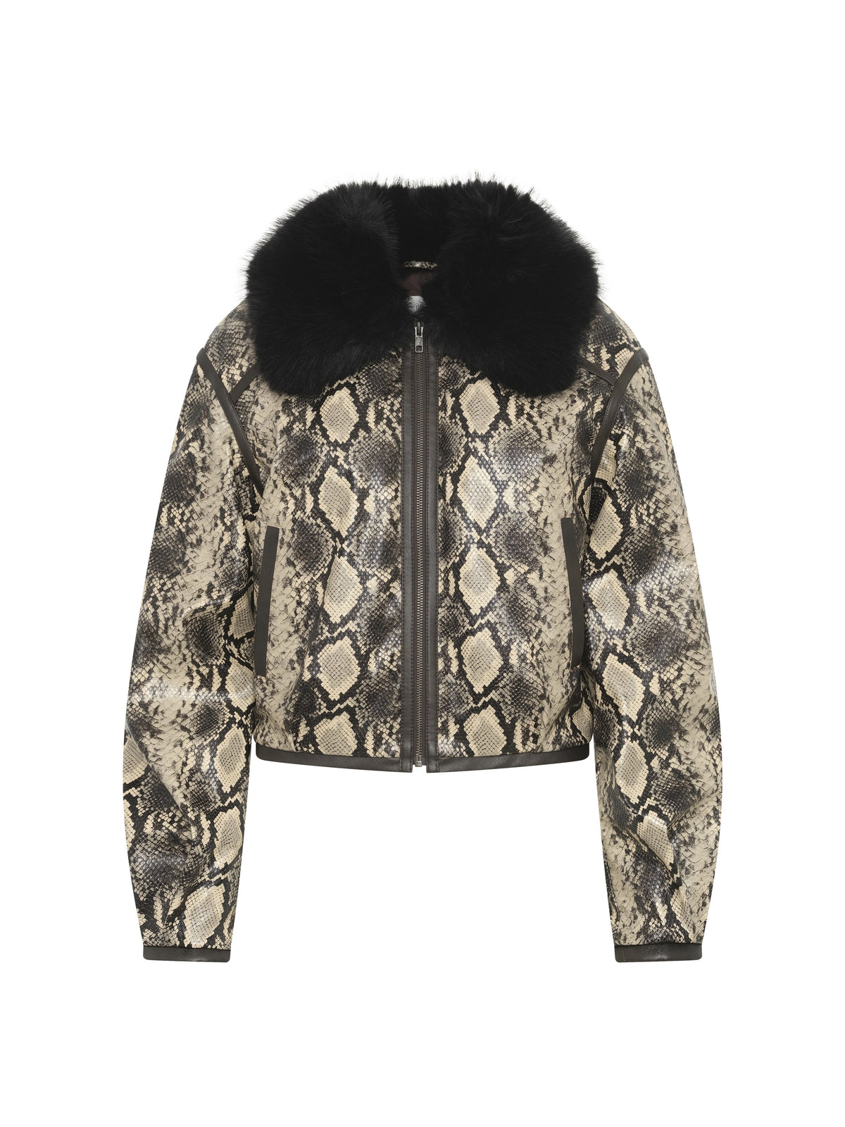 Predawn Jacket in Snake flat front