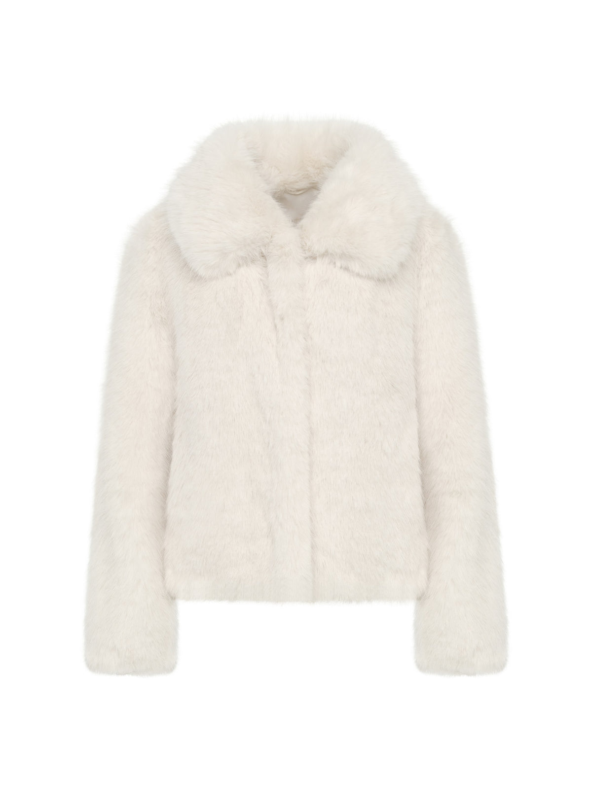 White Night Jacket in Ivory flat front