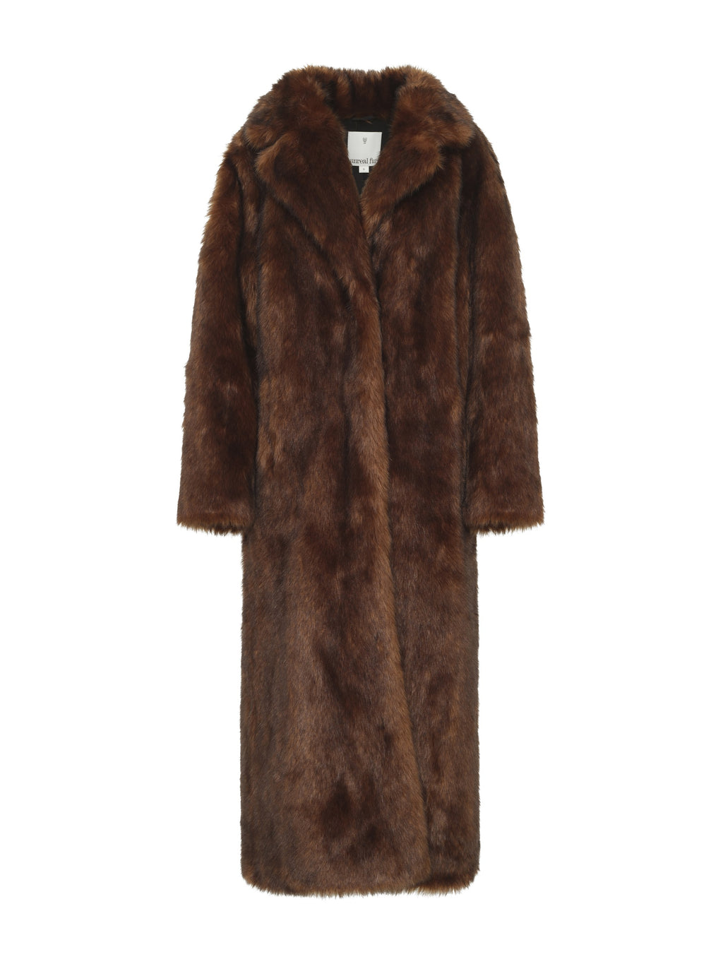 Wunderlust Coat in Chocolate flat front
