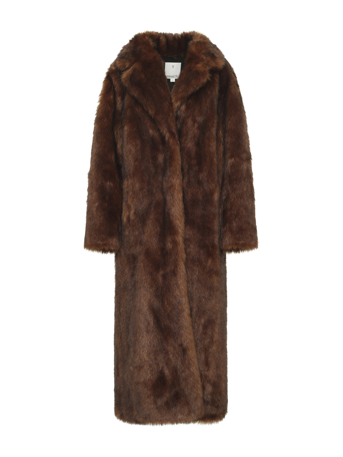 Wunderlust Coat in Chocolate flat front