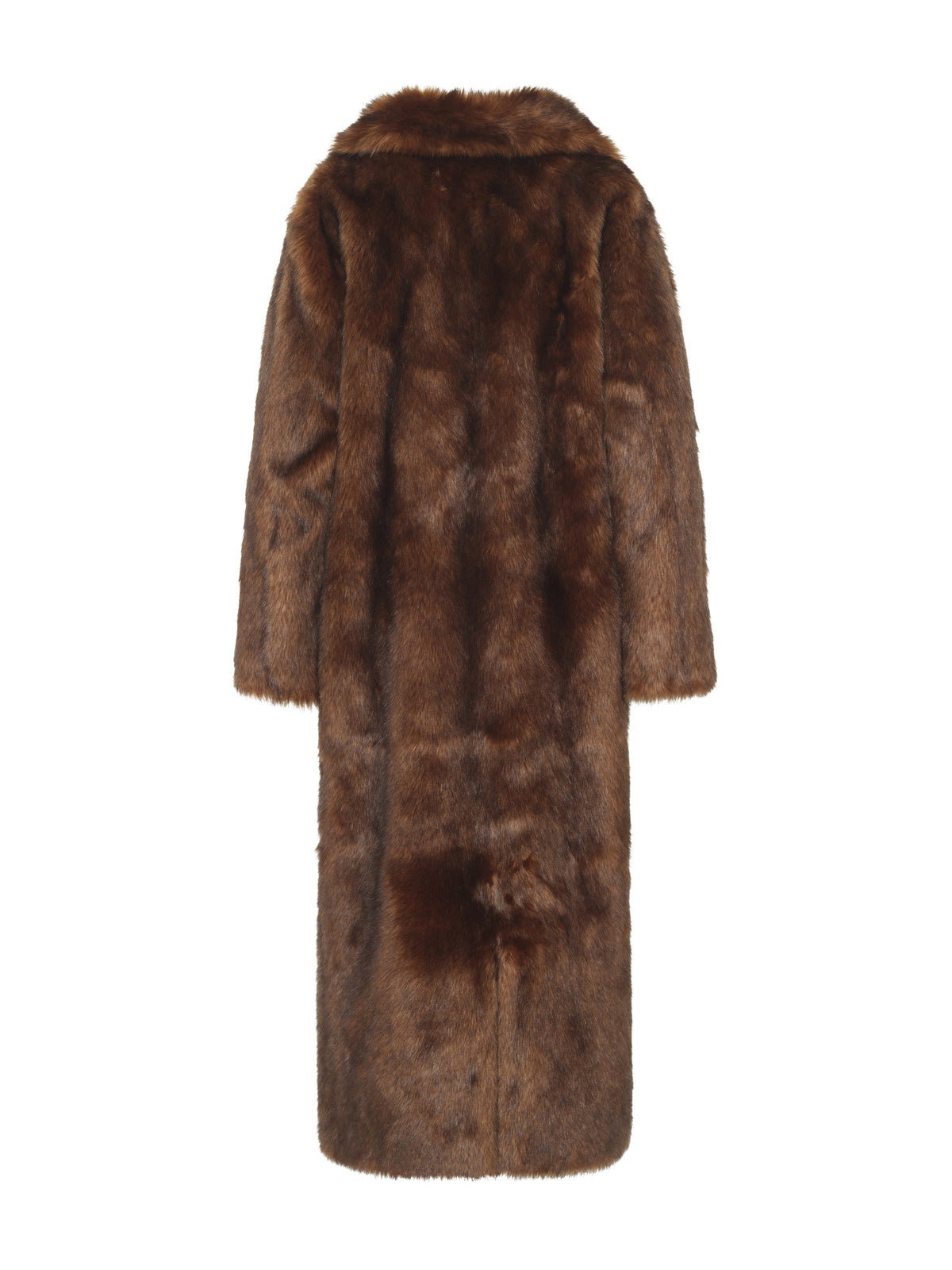 Wunderlust Coat in Chocolate flat back