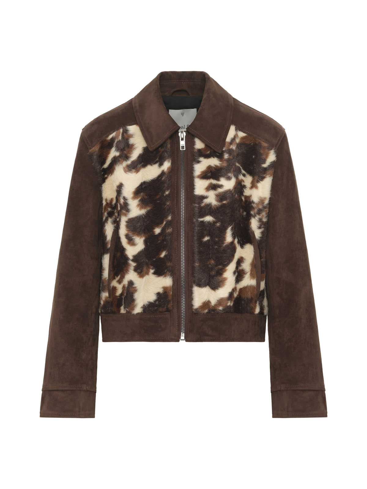Hi Noon Jacket in Cow flat front