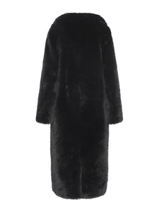Romani Coat in Black flat back