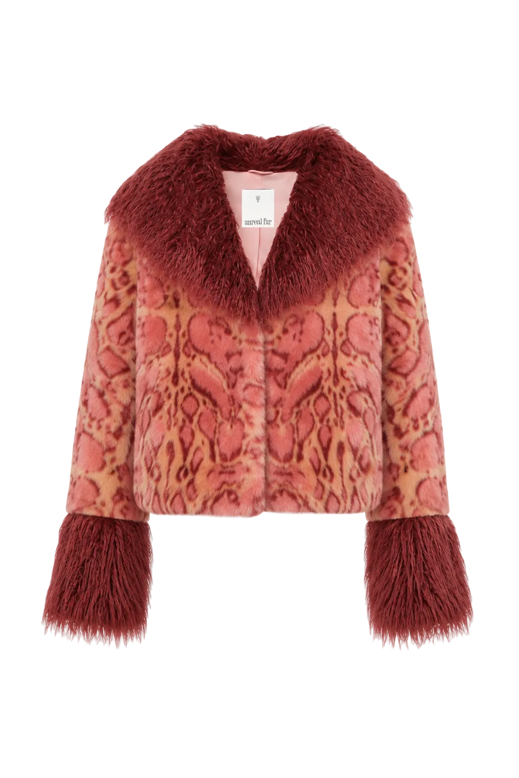 Shani Rouge Jacket in Rouge flat front
