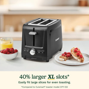 2-Slice XL Slot Toaster  in Eclipse Black