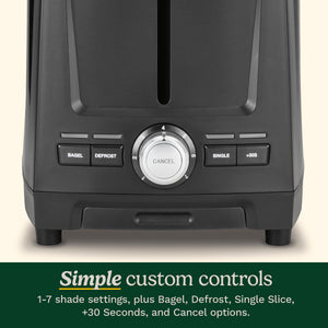 2-Slice XL Slot Toaster  in Eclipse Black
