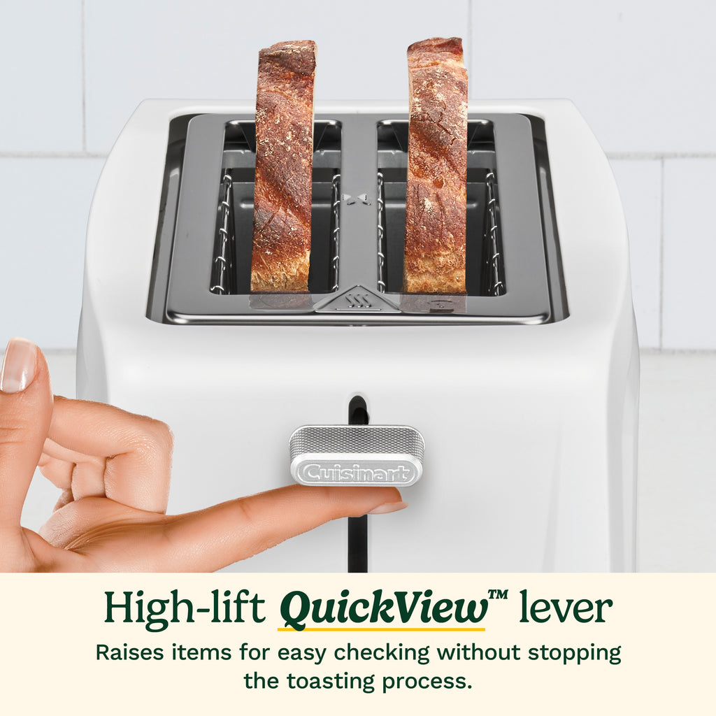 2-Slice XL Slot Toaster in White
