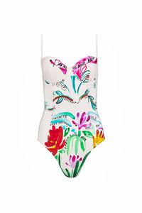 One-Piece Swimsuit in Anniversary Print