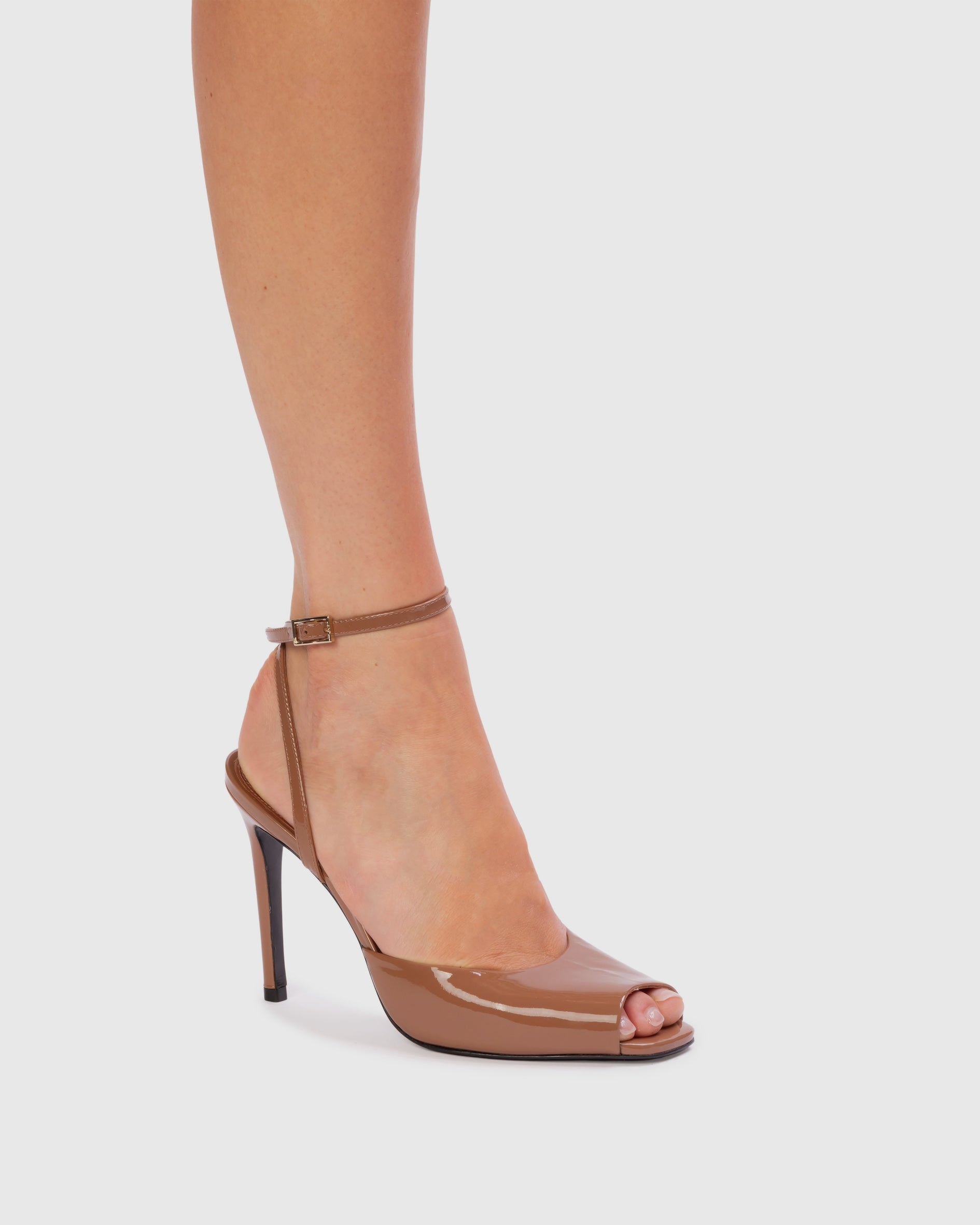 Wren 100 Sandal in Mousse Patent Leather