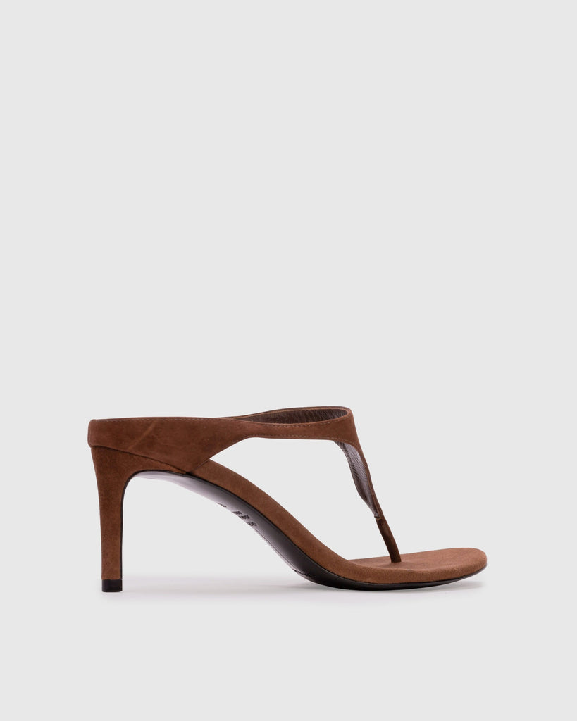 Laurel 65 Mule in Brownie Suede