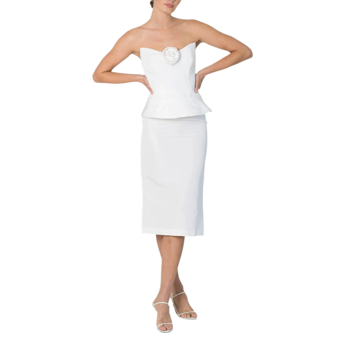Delicias Skirt in White
