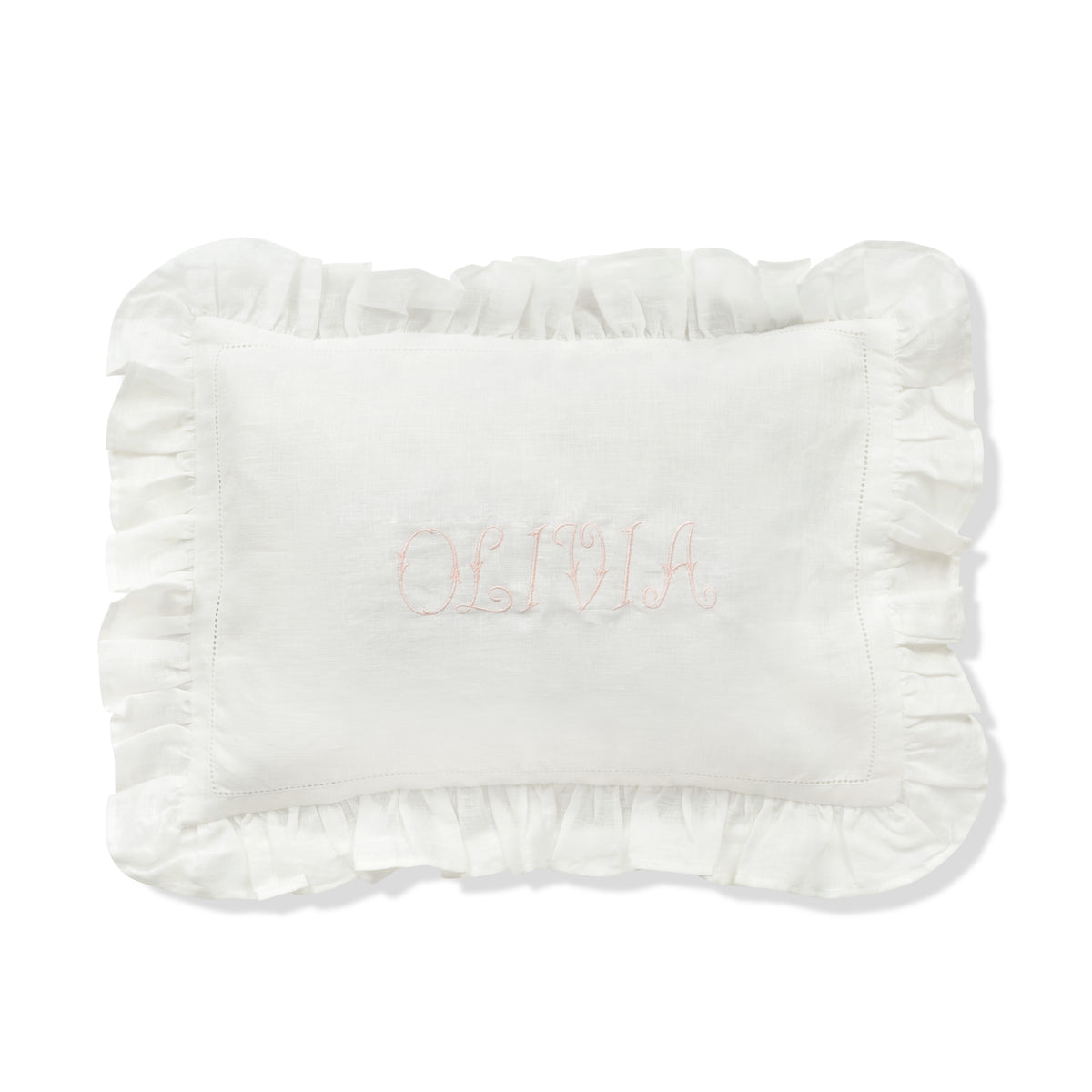 Boudoir Pillow with Frill Edge