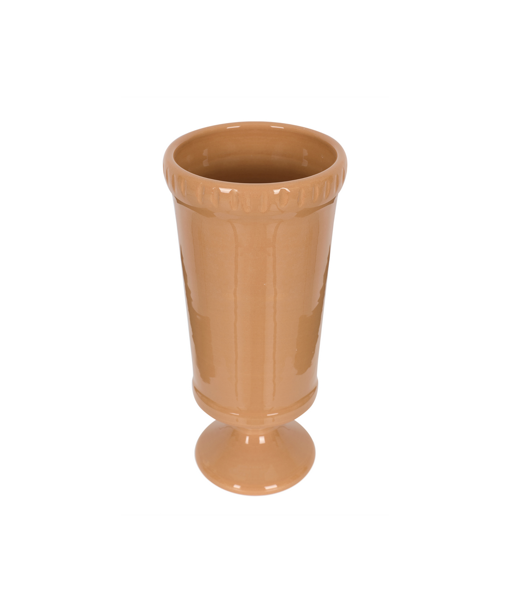Rebecca Udall Flora Ceramic Decorative Urn Vase, Terracotta