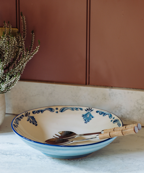 Eleanor Serving Bowl in Blue