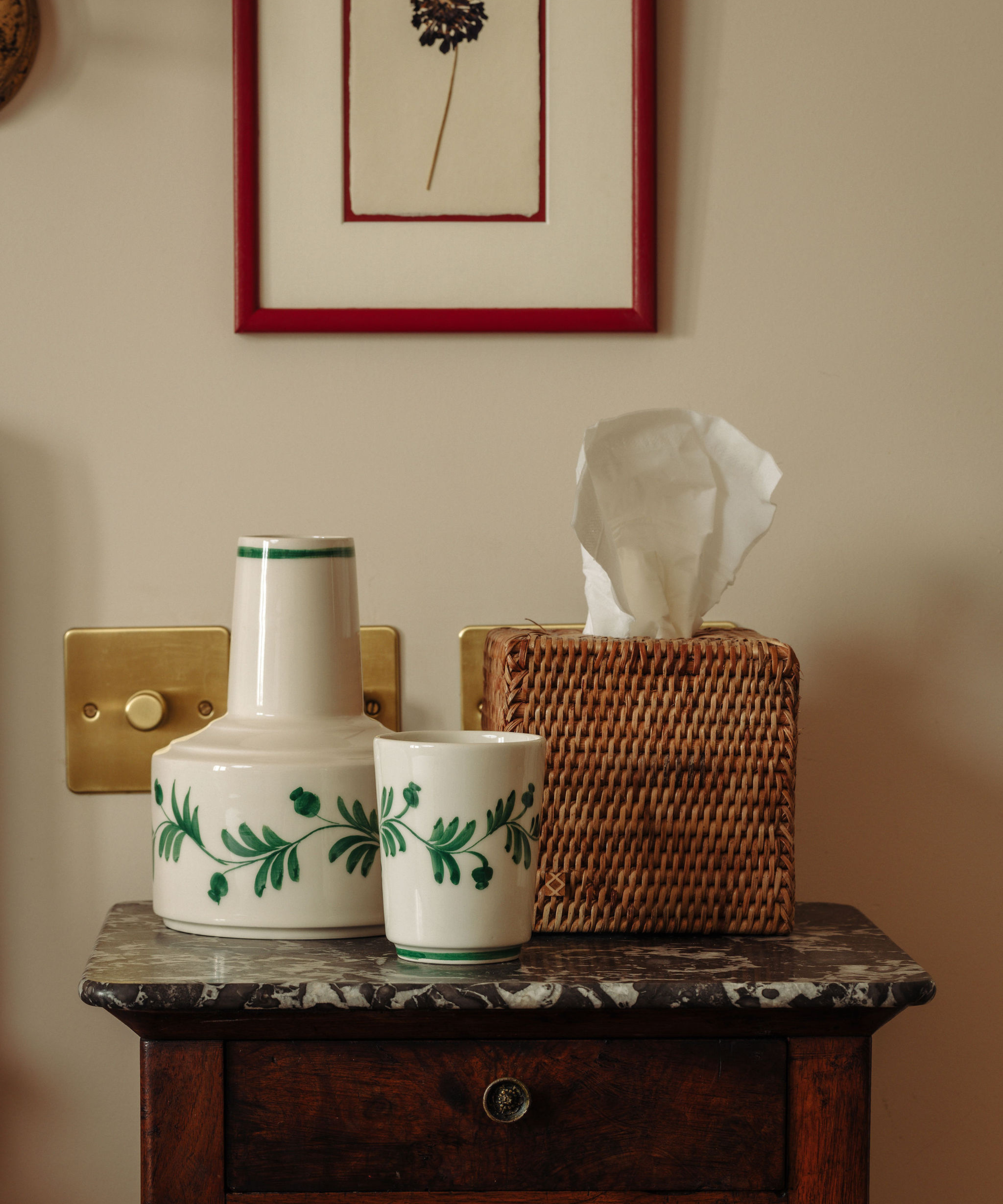 Rebecca Udall Iris Ceramic Carafe and Tumblers - Thumbnail 4