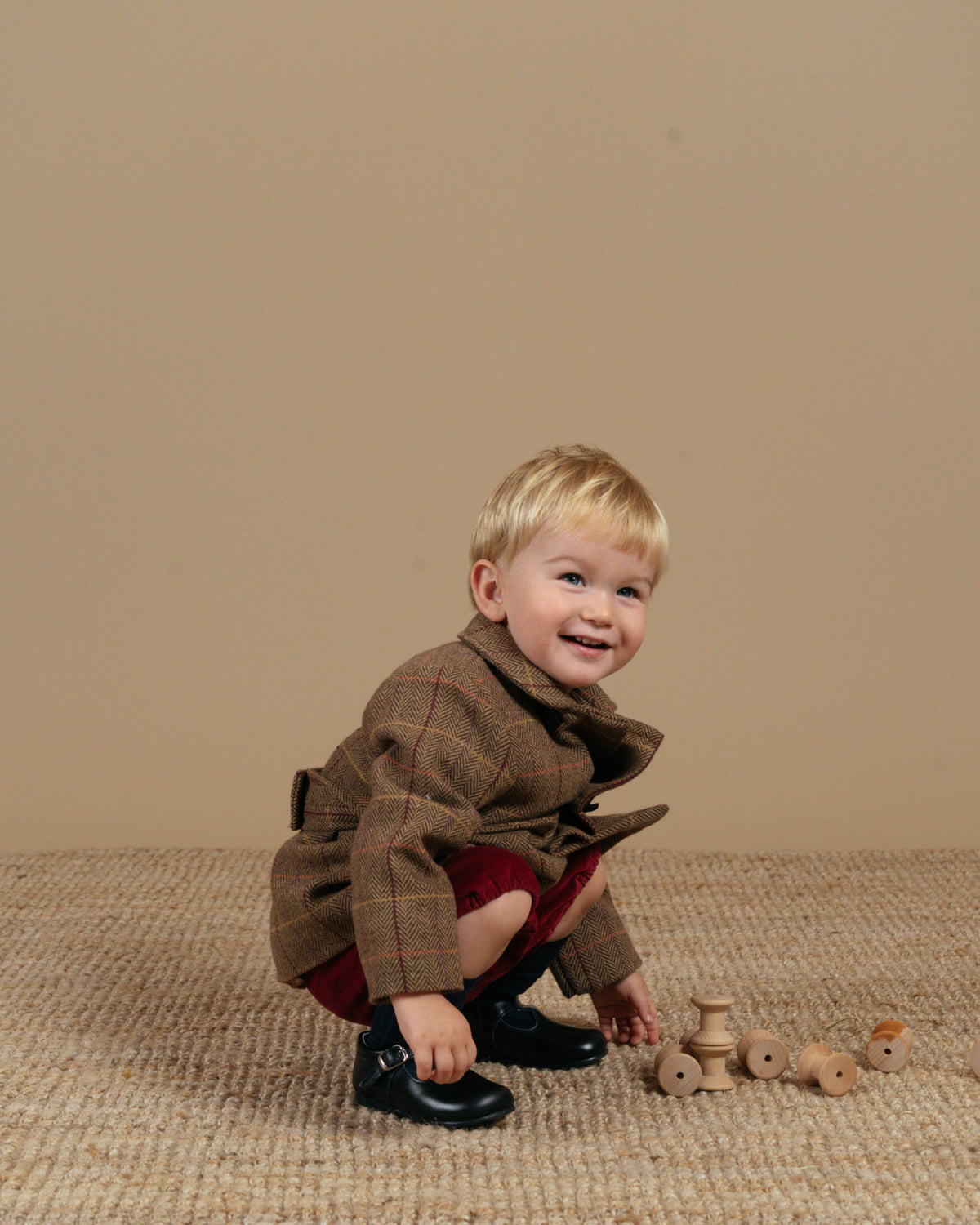 Magpie Bloomer in Orange Babycord